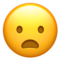 Frowning Face With Open Mouth emoji on Apple